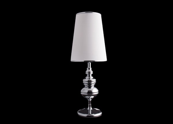 Bordlampe, chrome, H - 59 cm