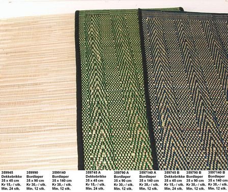 Dekkebrikke creme 35x45       