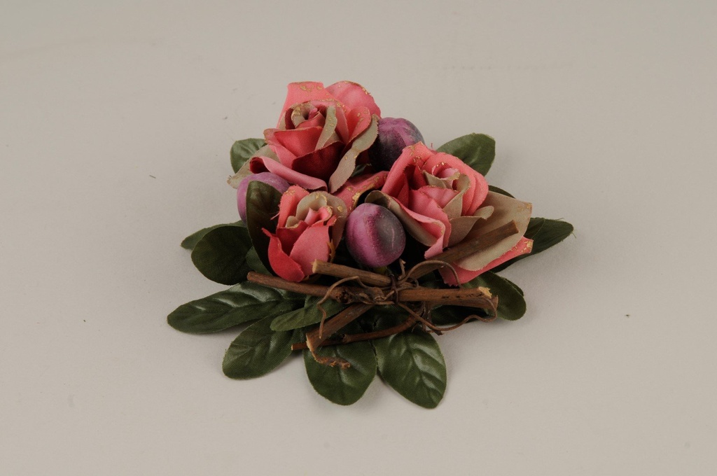 Rose m/pinne  rosa            