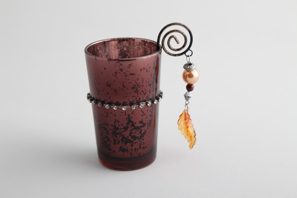 Lysglass bronze m.perle H13   