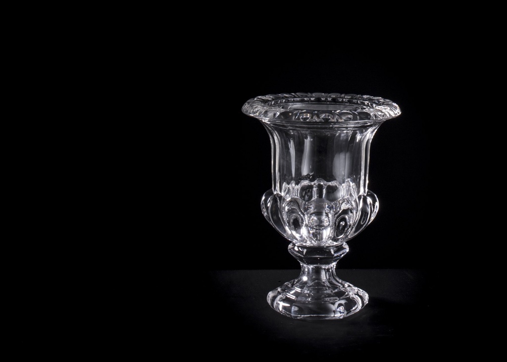 [70429] Potte/vase, krystall, dia. 11,8 / H - 15 cm
