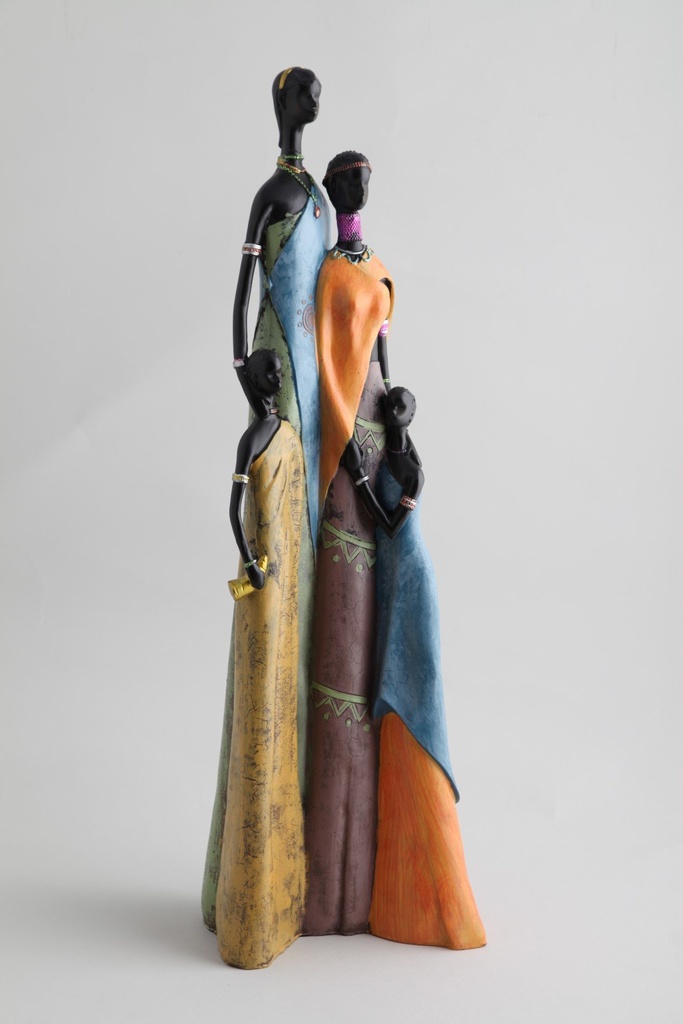 Afrikansk figur"Familie" H-59 