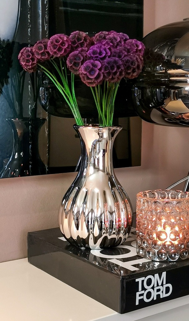 Vase "waves" , H - 20 / dia. 12,5 cm