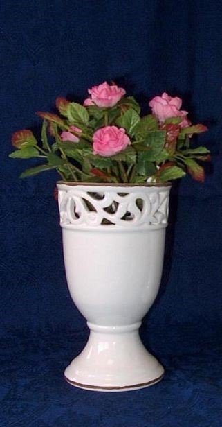 Rosenpotte H15xØ9,hullk.creme