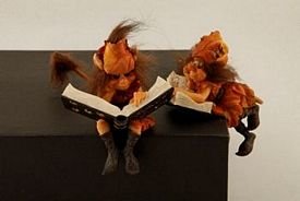 Troll  lese.12cm hylle brun   