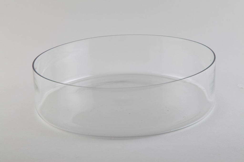 Glasskål,flat,Ø-28x8