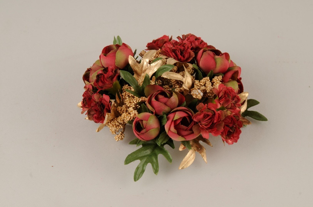 "Morgenfrue" m/gull  burgunder