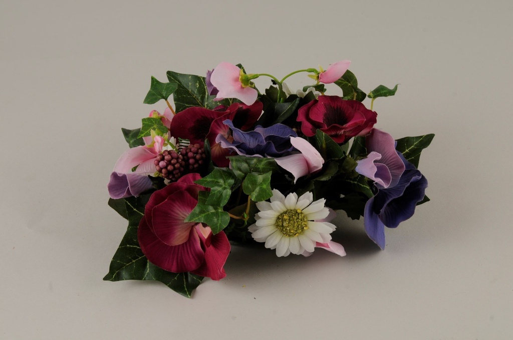 [916663] Mansjett m.sommerblomster 25cm