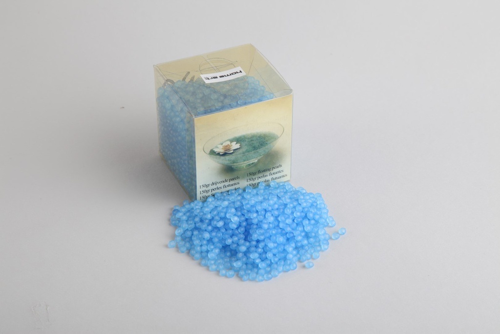 Flyteperler blå 150gr.box     