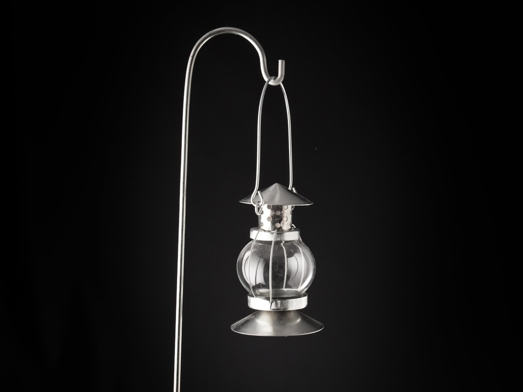 Lykt 85 cm zink               