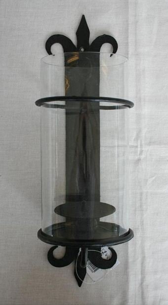 [20029] Veggst.m.glass H-36           