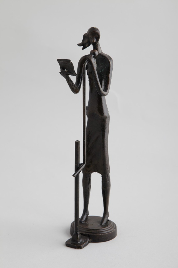 Sangerinne, bronzebelagt, H_29