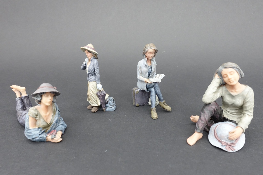 Figur pike, H-7,0,blå, ass.