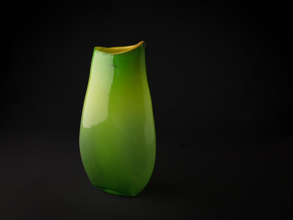 Vase,glass,lime H-42,Br.20    
