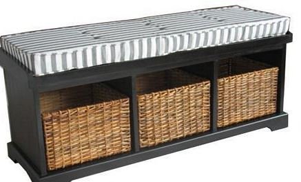 Benk m/pu.+3ro.korg 50x127x42 