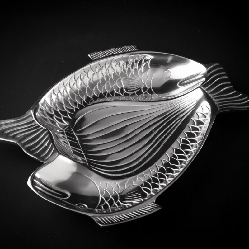 [113787B] Fiskefat, aluminium           